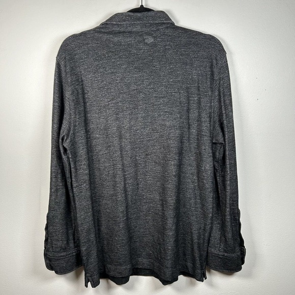 Circolo 1901 Long Sleeve Top In Lead Gray Wool Blend Men's Size Large - Picture 4 of 8